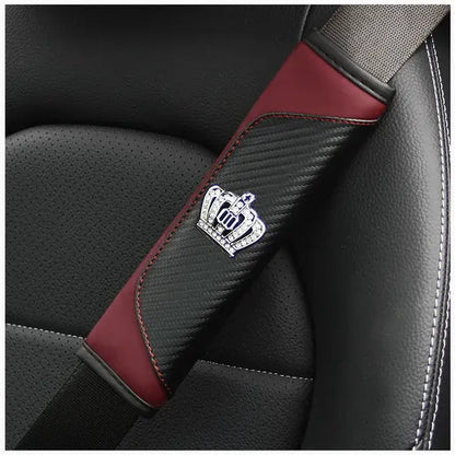 Auto gordelhoes kroon bordeaux
