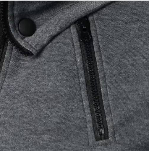 Outdoor vest hoodie dubbele rits borstzak